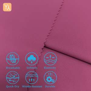 بيع مباشر من المصنع ، نسيج بوليستر سبانديكس مرن وجيد التهوية من النايلون والقطن - Product Image 2