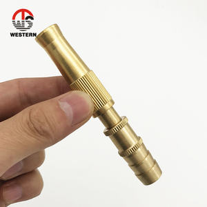 Système d'arrosage Raccord barbelé Pulvérisateur de buse de tuyau d'arrosage en laiton réglable - Product Image 2