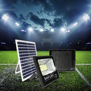 Fabbrica 100W solare luce di inondazione a LED con alta luminosità 6000K IP66 in alluminio montaggio a parete riflettore risparmio energetico per uso esterno - Product Image 6