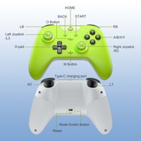 Manette de jeu X05 à effets RVB élégants avec 4 connexions et 4 capteurs à effet Hall