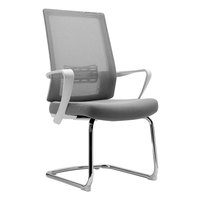 Chaise de bureau ergonomique confortable et moderne au design minimaliste pour de longues périodes assises ; idéale pour les salles de conférence, les dortoirs d'étudiants et l'utilisation à domicile.