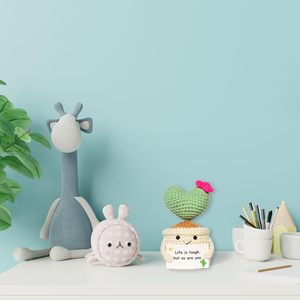 2025 nuevo ganchillo suculento ganchillo <span class=keywords><strong>Cactus</strong></span> planta positiva emocional Día de San Valentín regalo de Navidad Crochet <span class=keywords><strong>corazón</strong></span> <span class=keywords><strong>Cactus</strong></span> - Product Image 4