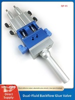 Katup Dispensing DJF-65 Silinder Ganda Suction-Back untuk Lem AB Presisi Tinggi, Dapat Diatur Secara Mikro, Dua Komponen