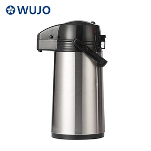 1L 1.9L interior de vidrio café jarra de vacío térmica termo de té caliente de agua de acero inoxidable Airpot - Product Image 1