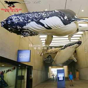 애니메이션 해양 동물 인공 생명대 고래 동물 모형