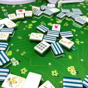Customized 160-piece Luxury Golf American Mahjong Set Acrylic Deck Set Made China Elegant <b>Entertainment</b> Gift for Gambling Table - Product Image 1