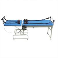 Fabricant de lits Traction Vente en gros OEM Table chiropratique Portable à traction à réglage stationnaire Fer 200 Lit chiropratique