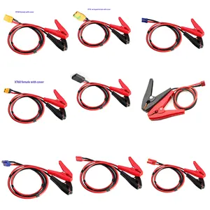 Replacement Alligator Clips to EC5 Connector Car Jumper Cable for Emergency Portable Car Jump Start Battery Booster Cable