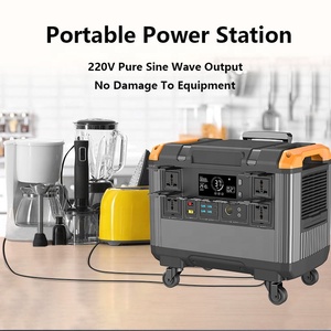 110v 220v <span class=keywords><strong>camping</strong></span> urgence maison extérieur banque d'énergie solaire centrale électrique portable <span class=keywords><strong>mini</strong></span> générateur solaire 1000w 1200w - Product Image 5