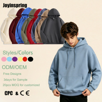 Sudadera con Capucha Extra Grande para Hombre, 100% Algodón, 550 g/m², con Logotipo Bordado en 3D, Personalizable para Pedidos al por Mayor