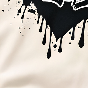 Men's Crewneck <b>Sweatshirt</b> <b>Heart</b> Graphic Print Soft Knit Pullover Custom Logo Streetwear - Product Image 6