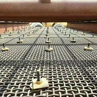 Manganstahl-Sandsiebgewebe mit Quadratischen Löchern, Bergbau-Vibrationssiebplatte
