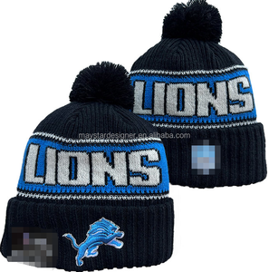 قبعة رياضية أمريكية بالجملة لـ32 فريقًا مطرزة 100% قطن قابلة للتنفس محبوكة للجنسين قبعة شتوية لفريق بالتيمور رافنز - Product Image 5