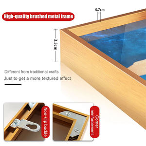 现代阿拉伯书法墙艺术宗教经文古兰经伊斯兰海报印刷帆布家居装饰门卡巴油画 - Product Image 5