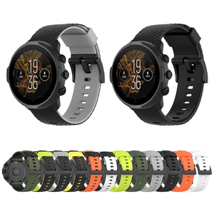 Bracelet de <span class=keywords><strong>sport</strong></span> en silicone respirant Tengyue 24 mm pour hommes et femmes, compatible avec les montres intelligentes <span class=keywords><strong>Suunto</strong></span> 7/9/D5/<span class=keywords><strong>Spartan</strong></span> <span class=keywords><strong>Sport</strong></span> - Product Image 1