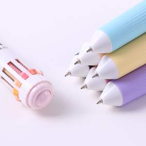 Ensemble de 10 stylos à bille multicolores, design attrayant, pour dessin et journal créatif, personnalisable avec logo - Product Image 4