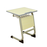 Ensemble de tables et chaises modernes, écologiques et confortables en acier inoxydable pour l'apprentissage des élèves de 2 à 12 ans en classe