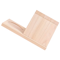1 Juego de estanterías triangulares de madera gruesa para suministros de oficina diarios, estantería de escritorio para oficina, estantería de madera