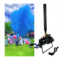 Verbesserte Neue Schwarze Elektronische Farbige Rauch-Konfetti-Kanone Konfetti-Sprühmaschine für Gender-Reveal-Partys