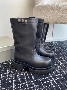 Botas de Plataforma con Cordones y Cremallera Lateral, Forradas de Piel, de Diseño Lujoso, de Alta Calidad, Casuales, para Parejas, a la Moda, Aislantes, para la Calle - Product Image 2