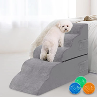 Hochwertige Faltbare Luxus-Hundetreppe Kühlende Outdoor-Haustier-Zubehör mit Abnehmbarem Bezug