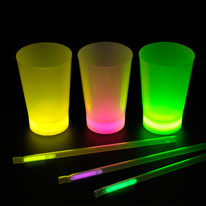 6 Vasos de PVC Luminosos de 1.5/7/12oz con Efecto Intermitente, Color Personalizado para <span class=keywords><strong>Bar</strong></span>, Discoteca, Fiestas - Shimmer Star - Product Image 4