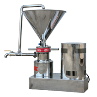 Industriële molen van roestvrij staal voor cashew-, pistache- en pindakaas; notenbotermachine
