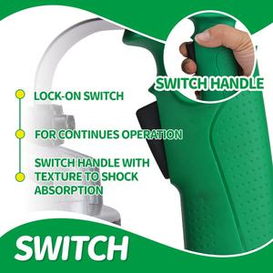 Martillo Perforador Eléctrico de Grado Industrial de 1200W con Mango en <span class=keywords><strong>D</strong></span>, 9.3kg, 3000-4000 <span class=keywords><strong>BPM</strong></span> de Impacto, 220V, Herramienta Potente para Bricolaje en Metal - Product Image 2