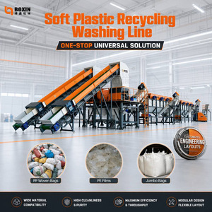 Fully Automatic Waste Plastic Washing Plant Energy-Saving Waste Recycling Line for Plastic Recycling Project