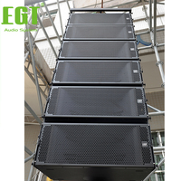 EGT E-LY212L Subwoofer passif Line Array 2x18 pouces 2000W 139dB 35Hz-180Hz en contreplaqué de bouleau, puissance stable, forte puissance de crête, vente chaude