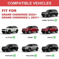 Barres transversales de toit pour Jeep Grand Cherokee 2022+ – Direct usine, en stock, installation facile, étanches, capacité de charge 100 kg