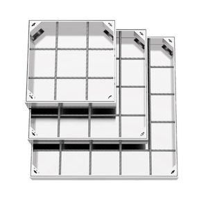 Tapa <span class=keywords><strong>de</strong></span> alcantarilla cuadrada invisible <span class=keywords><strong>de</strong></span> <span class=keywords><strong>aluminio</strong></span> con cierre OEM, sellado duradero, cubierta <span class=keywords><strong>de</strong></span> acceso empotrada para carreteras - Product Image 1