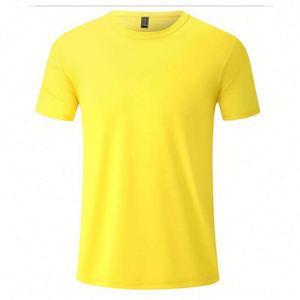 Design Hot Selling Personalized Blain Round Neck <b>T</b>-shirt Drying Fit Polyester <b>T</b> Printed Tee Shirts With logo Customize - Product Image 5