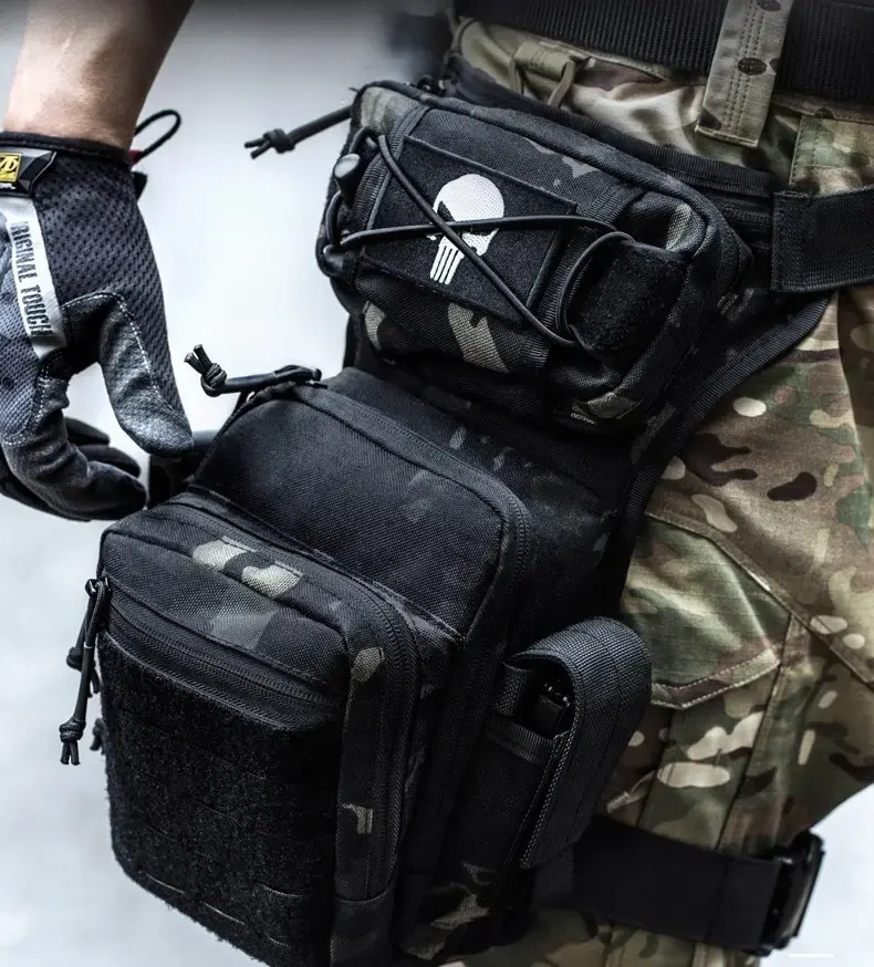 Multifunctional Tactical Package tactical sling bag pack Outdoor Hiking drop leg bag thigh tactical leg bag