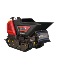 1,2 Tonnen Raupen-Minidumper Transporter Kompaktlader für Bau, Landwirtschaft und Garten