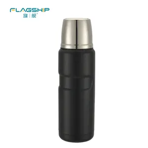 Stainless Steel Sports Insulated Flask Shaker Thermos Travel Large Capacity Drinking Water Bottle Hip Flask Stainless Steel