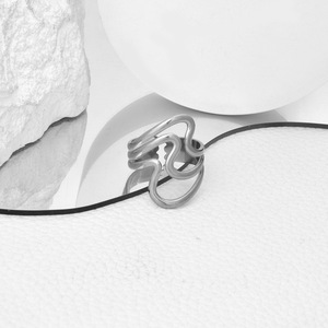2026 Extremely Simple Style Three-layer Open <b>Ring</b> Niche Design <b>Adjustable</b> Unisex's Stainless Steel <b>Rings</b> Wholesale Jewelry - Product Image 3