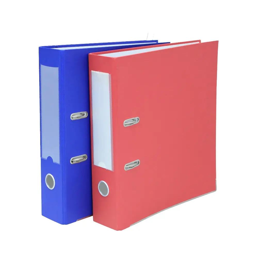 Haute qualité A4/FC bureau fichier papier dossier 3(2) pouces levier arc porte-fichier carton PP/PVC couverture