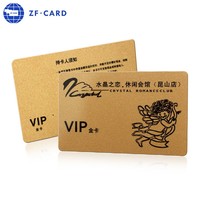 Carte de membre VIP personnalisée d'usine, carte professionnelle noire premium NFC RFID avec puce, carte PVC fabriquée par le fabricant