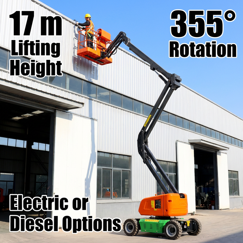 Self Propelled Diesel Articulated Aerial Man
