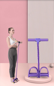 Attrezzo sportivo per la casa ginnico addominale elastico con tiranti per pedali in Silicone e fascia di resistenza NBR - Product Image 5