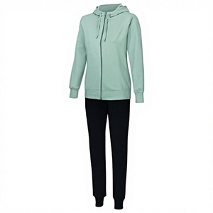 <span class=keywords><strong>Erima</strong></span> Survêtement sportif uni en spandex/coton pour femme avec capuche - Product Image 3