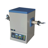 Horno de Tubo Industrial 2200C con Elementos Calefactores de MoSi2, Horno de Sinterización con Sistema de Control PLC, Alto Vacío, Certificado CE