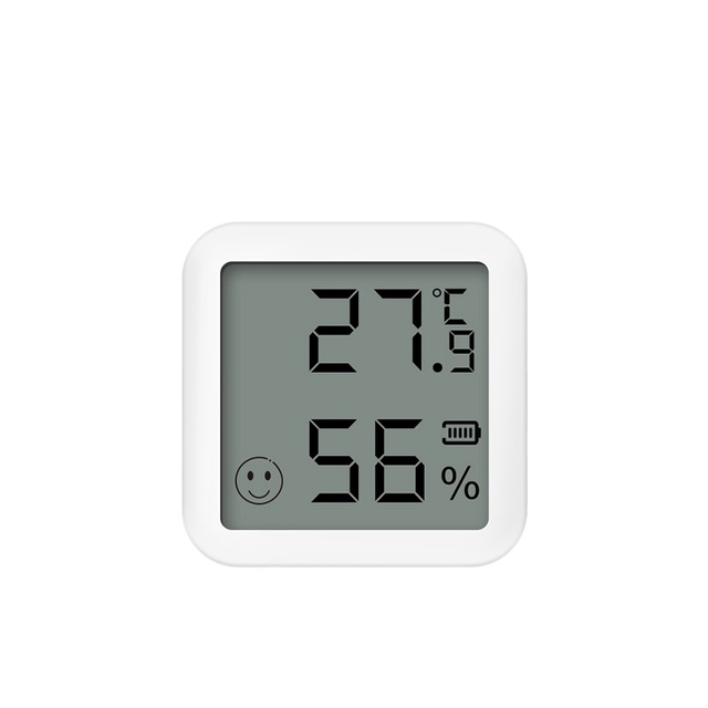 Tuya WiFi ZigBee BLE Digital Thermometer Hygrometer Indoor Mini Smart Temperature and Humidity Sensor Meter with LCD Display