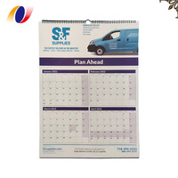 Spirale personnalisée, format A2 A3, impression murale, calendrier, frais de beauté 2022
