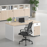 Bureau de direction de haute qualité, table de manager, design moderne modulaire, bureau en métal et en fer pour salle de réunion, réception