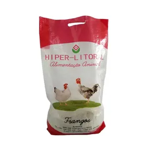 Recyceln PP Woven Bag Factory Lieferant Verpackung matt Bopp laminierte Tiernahrung Tierfutter Futter Hund billig 40lbs 20kg