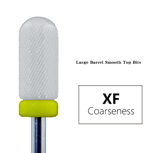 Foret à ongles de 6,60 mm à corps large et surface lisse, grain C M F, pour le retrait de gel en salon et la manucure - Product Image 5