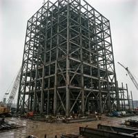 Edificio de Almacenamiento Lateral de 14 m x 50 m, Estructura de Acero Galvanizado en Caliente, Combinación de Almacén y Taller, 3.5 / 4.0