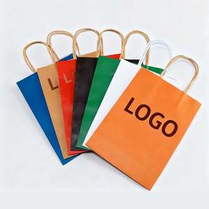 Customized 190g Cheap Colorful Kraft <b>Paper</b> Shopping Bags for Gift - Product Image 1